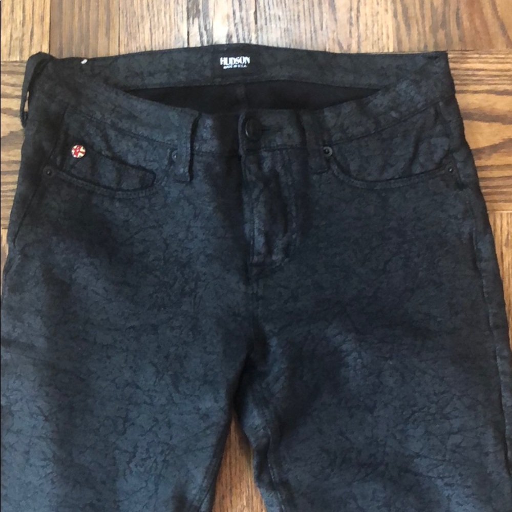 Hudson Mid Rise Skinny Ponte Jean